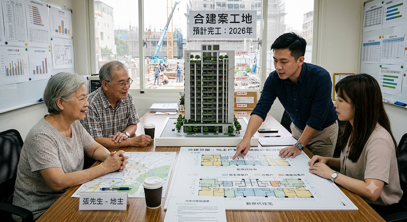 建設公司與地主合建分屋之會計處理及稅務規定